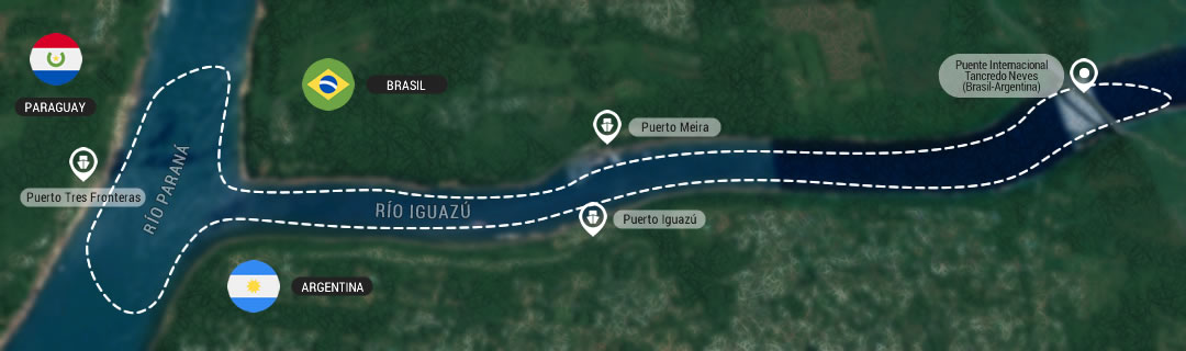 Mapa del Recorrido-Balsa Aventura